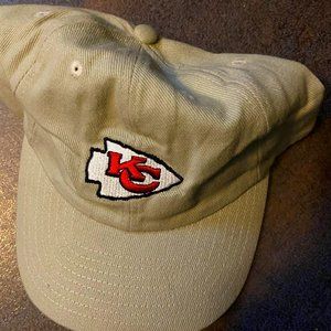 Beige Cotton Kansas City Chiefs Hat